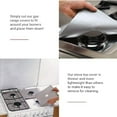thumbnail image 5 of 27x27cm 2/4/8pcs Gas Stove Protectors High Temperature and Grease Resistant Mat Cleaning Pad Liner Kitchen Cookware Accessories (2pcs silver), 5 of 7