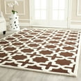 thumbnail image 2 of SAFAVIEH Cambridge Liz Geometric Wool Area Rug, Dark Brown/Ivory, 2' x 3', 2 of 7