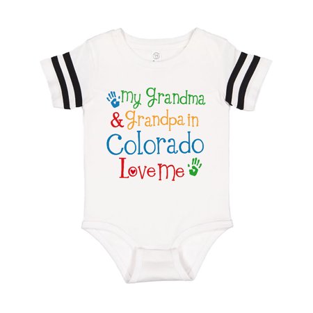 

Inktastic Colorado Grandma Grandpa Love Me Gift Baby Boy or Baby Girl Bodysuit
