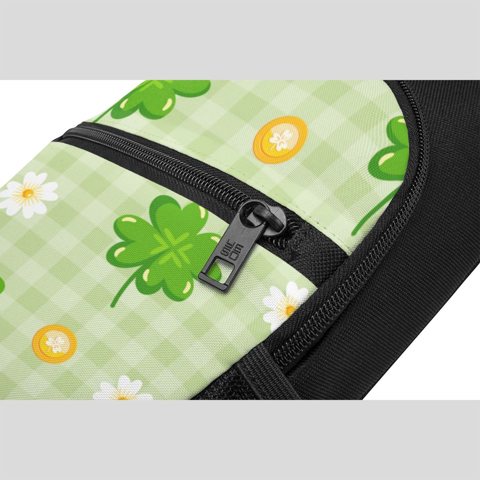 Xecao's St Patrick's Day11 Print Sling Bag: A Versatile Chest, Shoulder, and Crossbody Backpack for Casual Days Out, Perfect for Both Men and Women