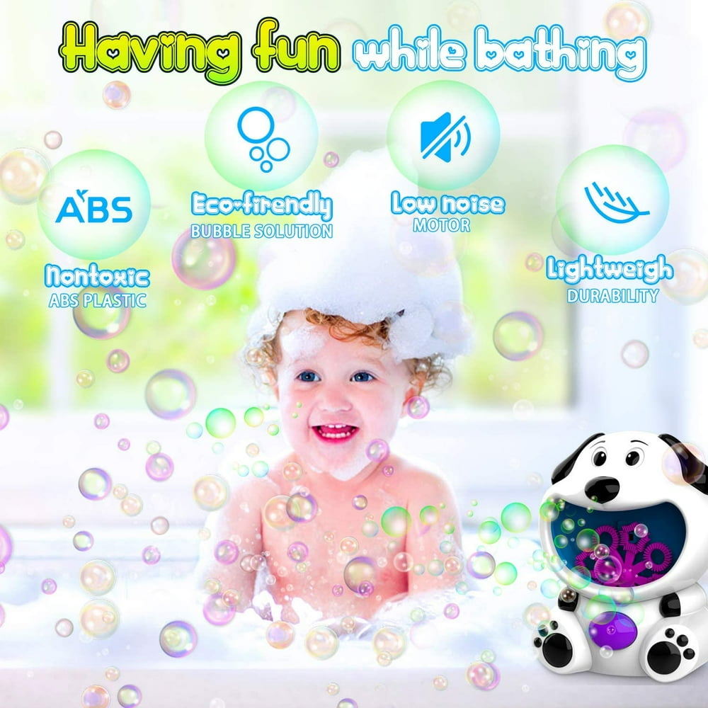 Bubble Machine Dog Bubble Blower 500+ Bubbles Per Minute for Kids