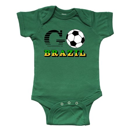 

Inktastic Go Brazil- Soccer Football Gift Baby Boy or Baby Girl Bodysuit