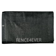 Fence4ever Black 6'x50' Fence Privacy Screen Windscreen Shade Cover Mesh Fabric Tarp