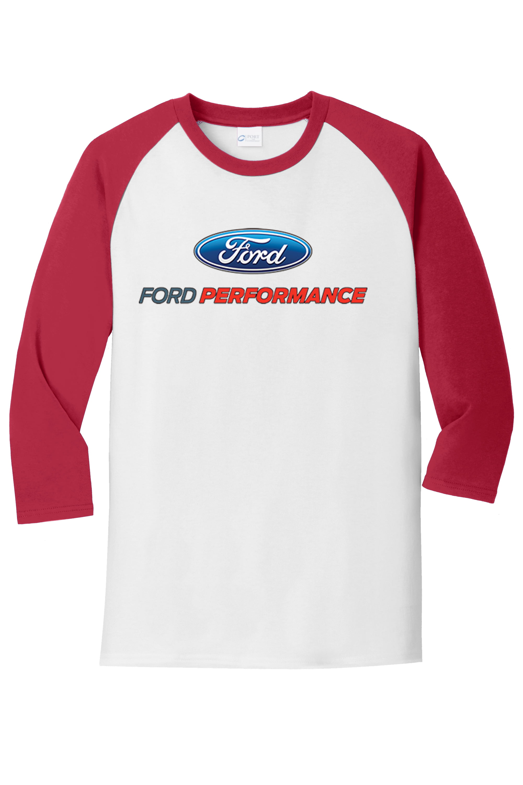 Ford Performance Baseball Tee Ford Car Short Sleeve T-shirt-Red-Small ...