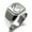 Silver, variant on Stainless Steel Serpentine Dragon Engraved Square Flat Top Biker Style Polished Ring