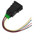 thumbnail image 2 of Interruptor De Botón Pulsador De 4 Polos De 12 V Para Toyota Con Luz Indicadora De Fondo Led Guardurnaity VI002930-00, 2 of 7