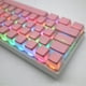 thumbnail image 4 of PBT pudding doble capa bicolor transparente carácter cerrado doble piel color leche pequeño conjunto completo teclado tapa tecla mecánica tapa, 4 of 5