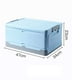 thumbnail image 2 of Caja Organizadora Plegable de Plástico HappyWare 47x34x23cm con Tapa y Asas, 2 of 5