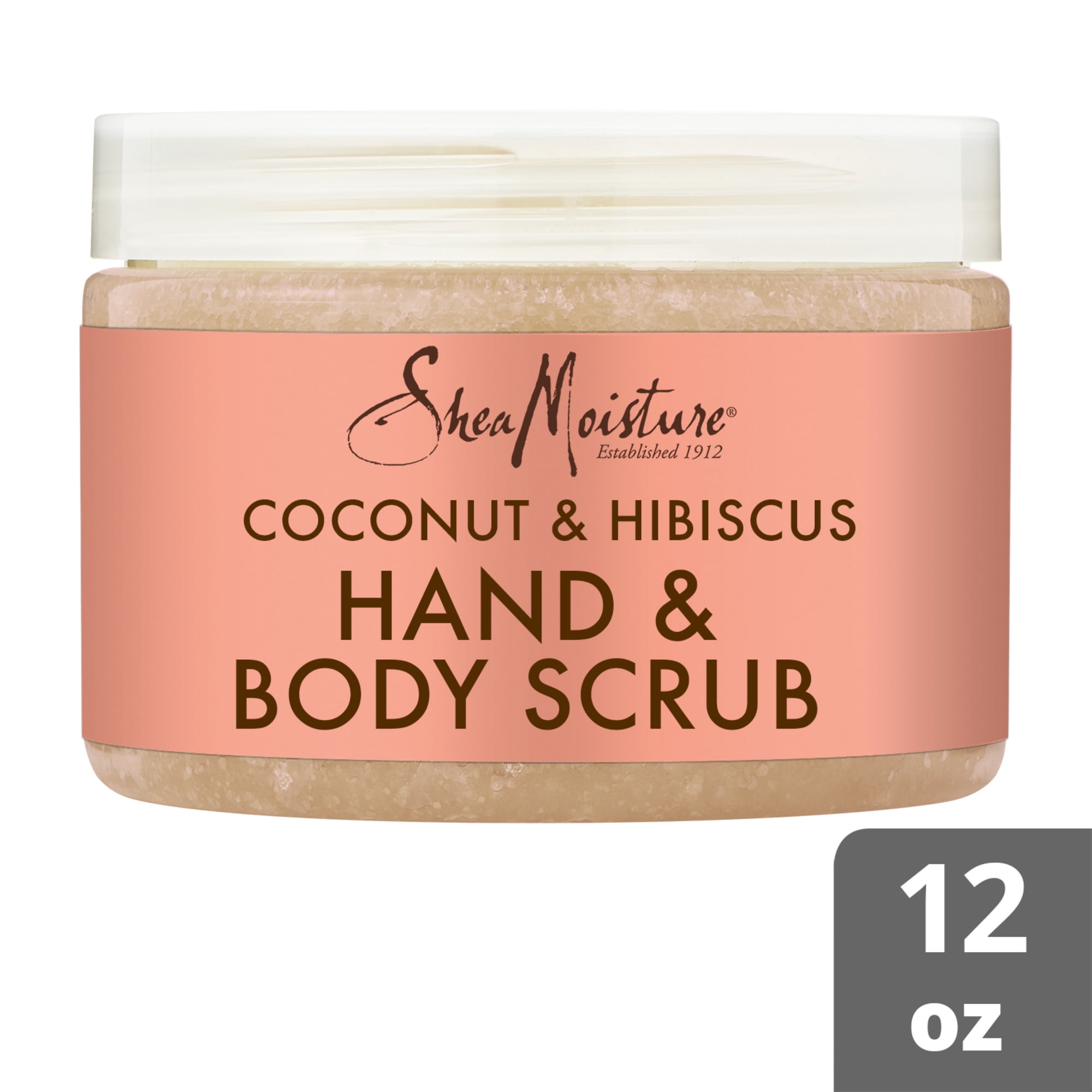 SheaMoisture Illuminating Hand And Body Scrub Coconut And Hibiscus, 12 oz