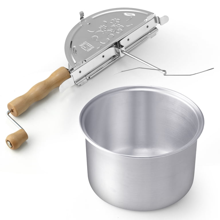 Cook N Home 6-Quart Stovetop Popcorn Popper with Metal Gears photo 8