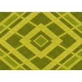 thumbnail image 1 of Ahgly Company Indoor Rectangle Patterned Olive Green Area Rugs, 2' x 5', 1 of 6