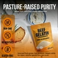 thumbnail image 3 of Beef Gelatin Powder 1.25 lbs - Grass-Fed, Unflavored, Non-GMO - Premium Thickening Agent for Cooking & Baking - Perfect for Gummy Candy, Marshmallows and Sauces., 3 of 6