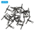 thumbnail image 3 of Unique Bargains T-Shape Fishing Swivels 48Lbs Swivels Fishing Tackle 3-Way Cross Line Swivels, 30 Pack, 3 of 8