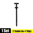 thumbnail image 1 of 500/1Pcs Auto Fastener Screw Nylon Cable Ties Buckle Self-Locking Pcomh Mount Car Secure Straps Pin and Button Zip Ties Holder, 1 of 6