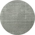 thumbnail image 1 of Ahgly Company Indoor Round Contemporary Dark Gray Abstract Area Rugs, 6' Round, 1 of 6