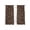 Brown, variant on Brown Floral Semi Sheer Curtains 72 Inch Length 2 Panels Set, Vintage Spring Botanical Flowers Sheer Kitchen Curtain Privacy Voile Window Curtain for Living Room Bedroom Rod Pocket Drapes