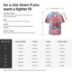 thumbnail image 5 of Fotbe Pastel Pink Beach Cafe Camisa Estampada de Manga Corta para Hombre, Casual de Verano, Estilo Playero, Sin Arrugas-Small, 5 of 5