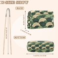 thumbnail image 4 of FORMRS Women Crossbody Purse with Chain Strap Vegan Leather Shoulder Handbag, Green Abstract Shapes, 4 of 7