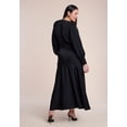 thumbnail image 2 of ELOQUII Women's Plus Size Satin Maxi Dress, 2 of 4