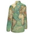 thumbnail image 5 of Vintage Map of The World 1883 (1) Long Sleeve Blouse Woman Streetwear Casual Shirts Summer Oversize Woman Streetwear Clothing Birthday Present, 5 of 7
