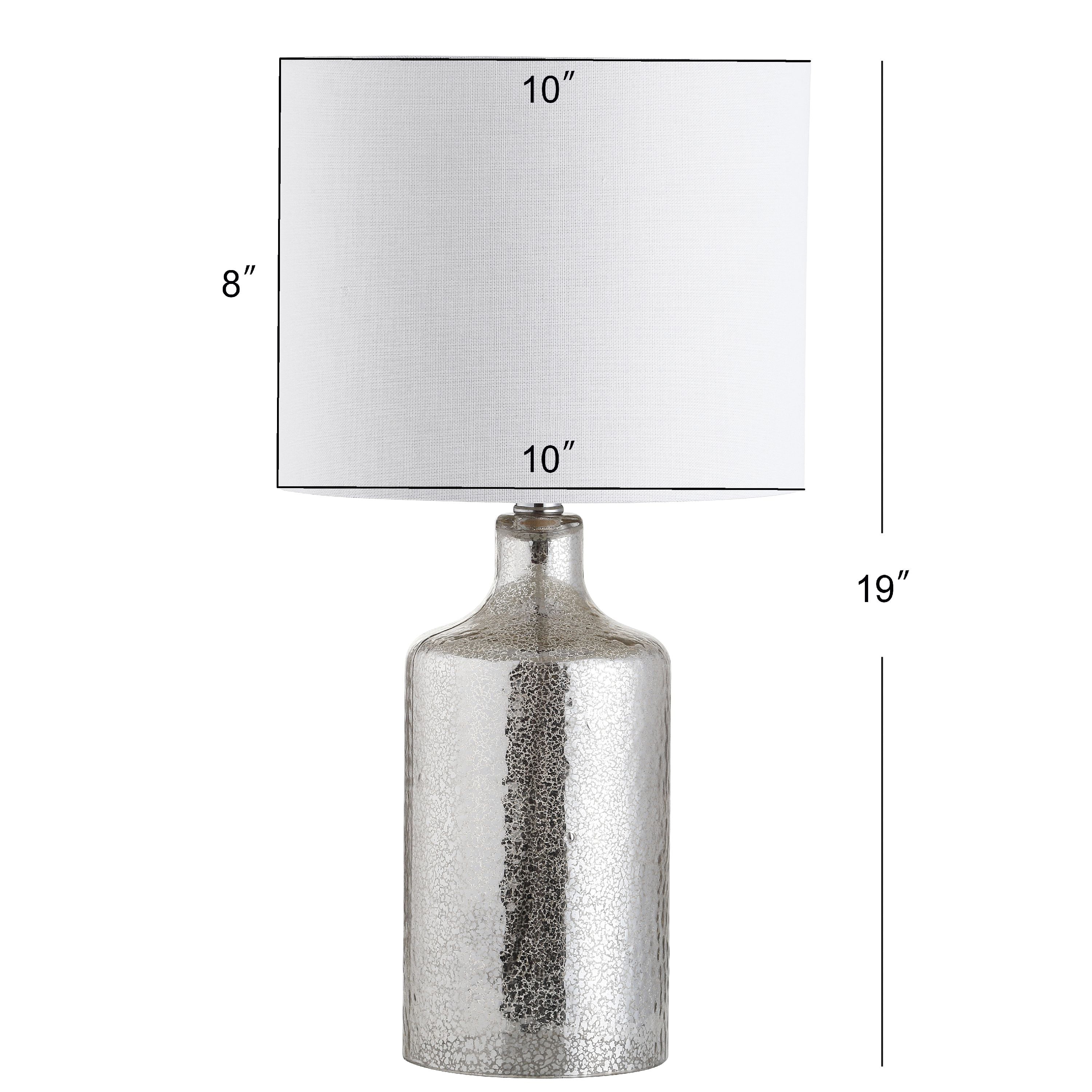 Safavieh Danaris Rustic 19 in. H Table Lamp, Silver/Ivory
