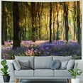 thumbnail image 4 of Shiartex  Forest Sunshine Tapestry Spring Morning Sunlight Through Green Trees Tapestry Nature Landscape Aesthetic Tapestry Wall Hanging Art for Bedroom Living Dorm Decor 40x30inch, 4 of 6