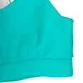thumbnail image 6 of Wyobmus Womens Bikini Top Ribbed Padded Adjustable Straps Swimsuit Sports Bra Scoop Neck Padded Bathing Suit Tops U Back Bikini Swimsuit Workout Crop Swimwear Mint Green, 6 of 9