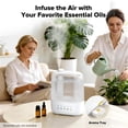 thumbnail image 5 of Electactic Cool Mist Humidifier for Room, 3L Top-Fill & 37H Runtime Ultrasonic Humidifier, Essential Oil Aroma Pad Tray, 22dB Quiet Ultrasonic Humidifier for Home, Touch Control, 5 of 9