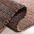 thumbnail image 5 of SAFAVIEH Montauk Kelsey Distressed Cotton Area Rug, Orange/Black, 4' x 6', 5 of 8