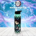 thumbnail image 3 of Official Licensed Demon Slayer Water Bottle, 18 Oz Plastic Water Bottle By Just Funky, 3 of 7