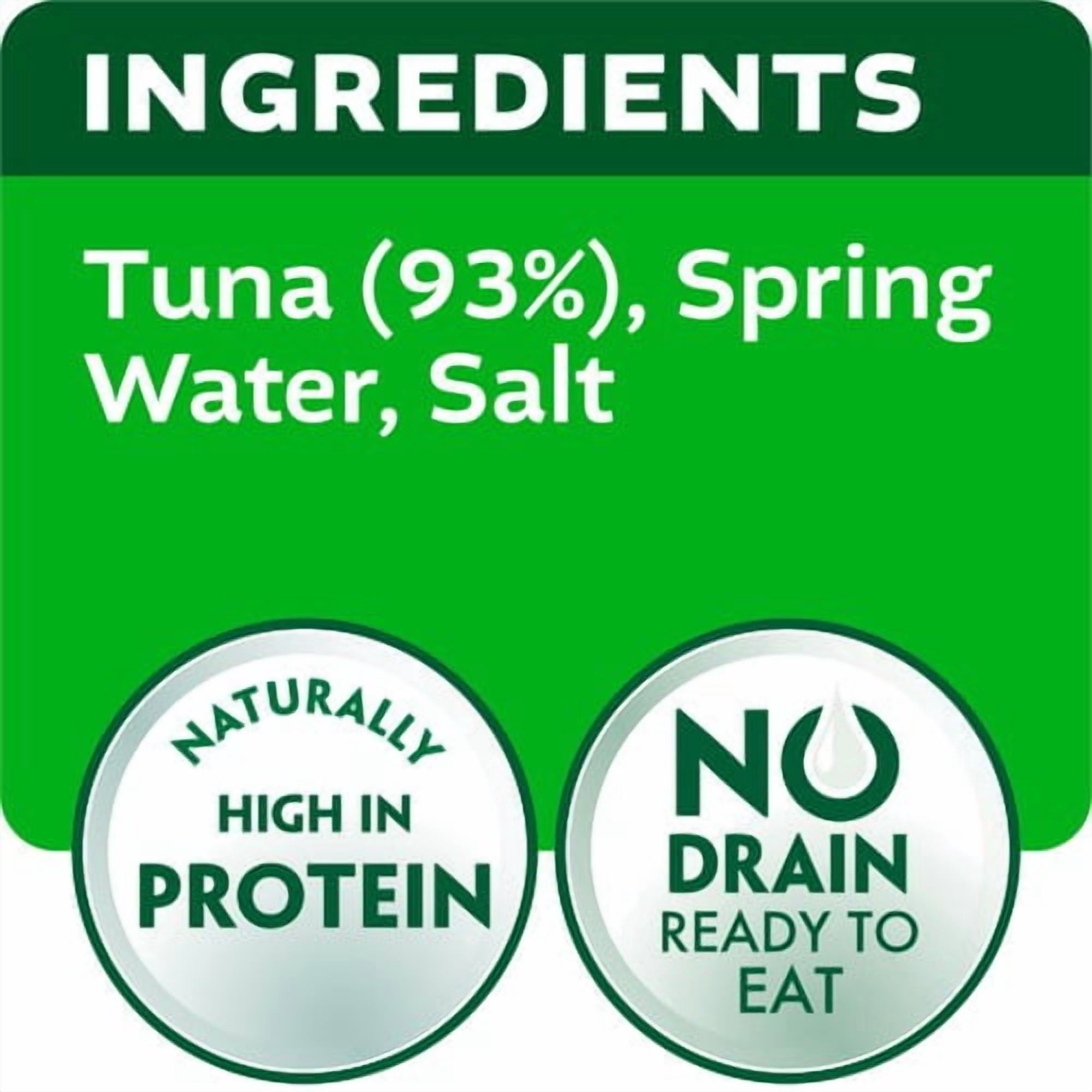 John West No Drain Fridge Pot Tuna Steak with a Little Spring Water 110g, British Import (Pack of 3)