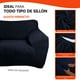 thumbnail image 3 of Cubre Sala Protector LABBA Fundas de Sillón Elásticas Ajustables Set de 3 Piezas Color Azul Marino, 3 of 11