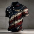 thumbnail image 5 of xfsWaSs Polo Shirts For Men 4Th Of July Usa Independence Day Shirt Patriotic Short Sleeve Tops Celebrate America's 250Th Anniversary Shirts Casual Wear, 5 of 5