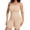 Beige, variant on Women's Strapless Shapewear Bodysuit Built-in Bra Shapewear Full Body Shapewear