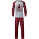thumbnail image 3 of KASAAS Pijamas de Navidad para la familia Pjs conjuntos a juego para mujeres hombres divertidos trajes de Navidad para parejas, 3 of 3