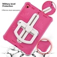 thumbnail image 6 of Case for iPad Air 5th/4th Generation 10.9 inch 2022/2020 Case with Shoulder Strap, Shockproof Handle Kickstand, Rose, 6 of 7