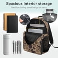 thumbnail image 5 of HUISEFOR Camo Duck Kids Backpack for Girls 10-12 School Backpacks Sets with Lunch Bag Pencil Case Water Bottle Holder 4 Piece Travel Bookpack Multifunctional, 5 of 7