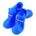 thumbnail image 2 of ACDANC 4PCS Dog Puppy Shoes PU Waterproof Pet Rain Boots Anti-Slip Skidproof Elastic Protective Pet Shoes, 2 of 4