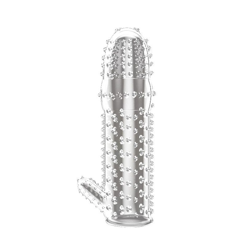Reusable Silicone Penis Sheath Extender – Flesh Tone, Men's Sexual Toy