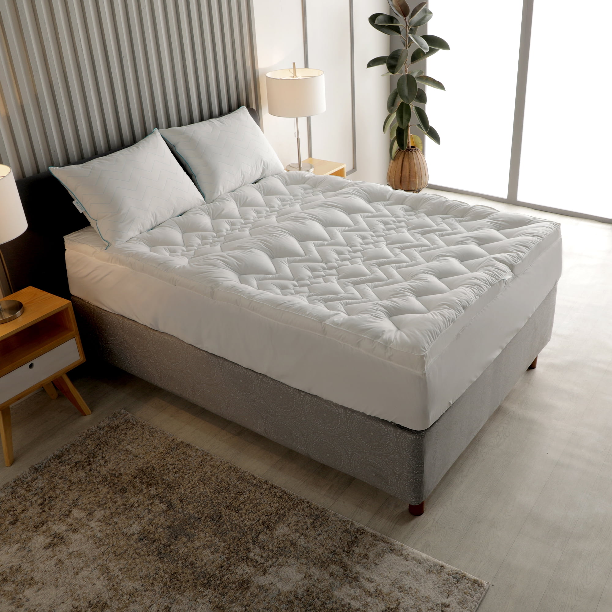 Sognare® Cubre Colchón Balance, Tamaño Matrimonial, 100% Algodón