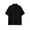 Black, variant on KyCheLot Mens Textured Shirt Workwear Knit Summer Short Sleeve Collared Shirts Loose Golf Shirts