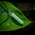 thumbnail image 6 of Natural Amazonite Crystal Pendant Necklace - For Empowerment Courage Harmony Happiness Balance Prosperity Amazons - Raw Birthstone on Adjustable Length Cord - Real Gemstone Chakra Healing Charm, 6 of 6