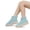 #04 Light Blue 【Mix & Match: Stock Up on Your Favorite Colors】, variant on Women's Cotton Fleece Lined Floor Slipper Socks, Thick Soft Anti Slip Sole, Stretchy Rib Cuff Lock Warmth, Multi-Purpose Yoga Carpet Socks for All Day Indoor | TruHer,Black Free Size