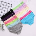 thumbnail image 2 of HLGDYJ Womens Girls Cotton Underwear Brief Solid Panties Breathable Underpants L Size, 2 of 19
