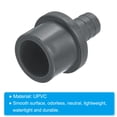thumbnail image 4 of Uxcell Reducer Pipe Fitting 32x16mm, 3 Pack Straight Coupling Connector, Grey, 4 of 6