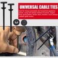 thumbnail image 4 of UHIAGREE 150 Pcs Nylon Universal Cable Tie Buckle,Self-Locking Automotive Zipper Clips for Car,Home, 4 of 7