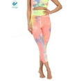 thumbnail image 4 of Deago Women's High Waist Yoga Pants Tie Dye Tummy Control Slimming Textured Booty Leggings Running Workout Ruched Butt Lift Pants (Yellow, M), 4 of 9