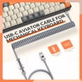 thumbnail image 5 of T8 Wired 68 Keys Mechanical Gaming Keyboard with Coiled Cable RGB Backlit for PC, 5 of 5