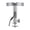 Silver-18cm, variant on Space Saving Projector Wall Bracket Ceiling Mount Holder With Smooth Adjustment And High Load Capacity