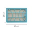 thumbnail image 2 of 2 filtros Hepa de repuesto YONGSHENG aspiradora Clea Hy Para CP0616 FC9728 FC9730 FC9731 FC9732 FC9733 FC9734 FC9735 color azul, 2 of 5
